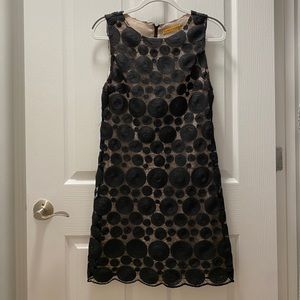 Alice + Olivia Black Polka Dot Dress